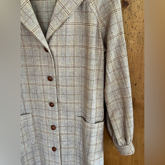 Vintage Plaid Duster - Picture 2 of 5